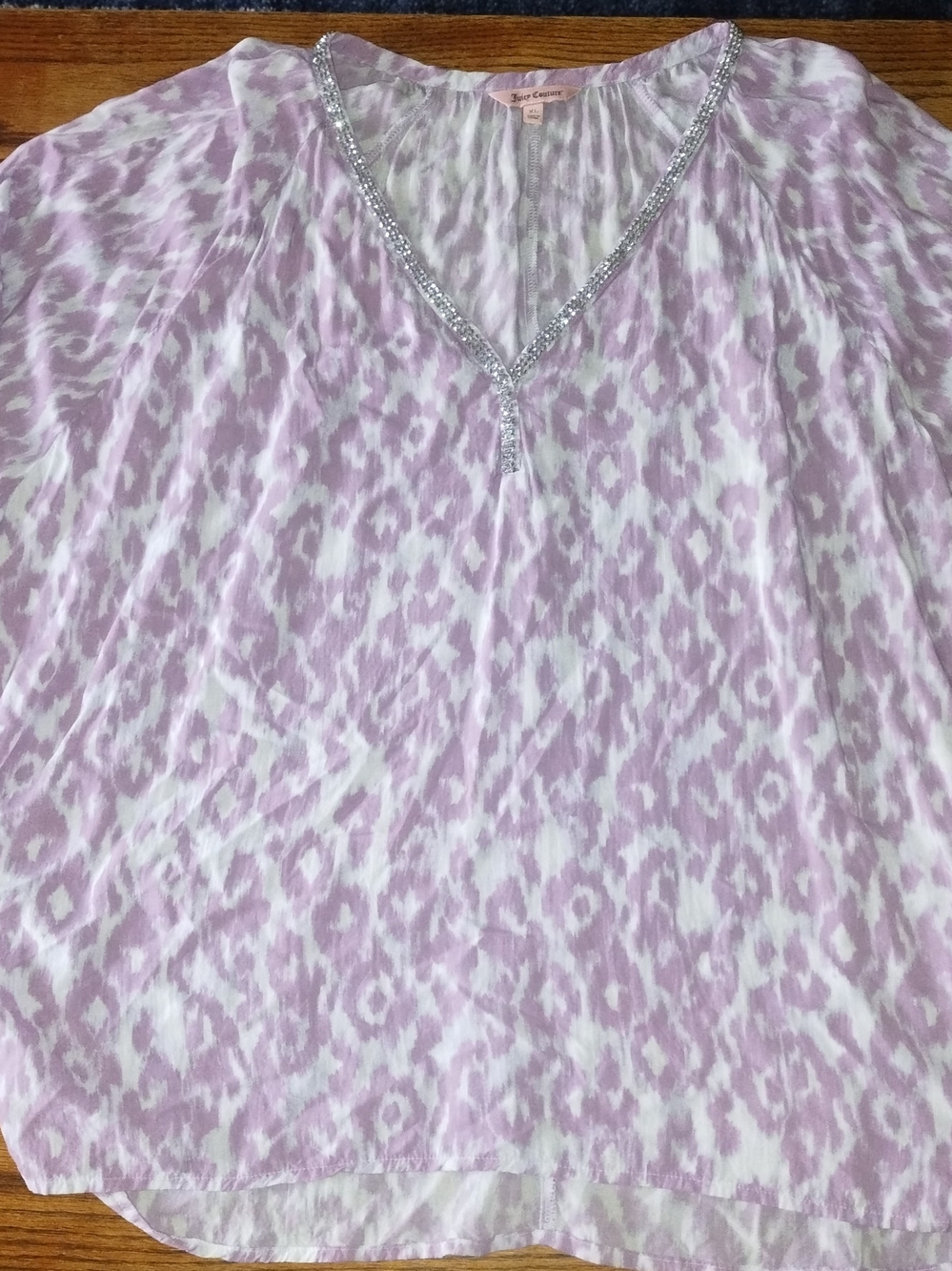 Juicy Couture XL Blinged Out Top
